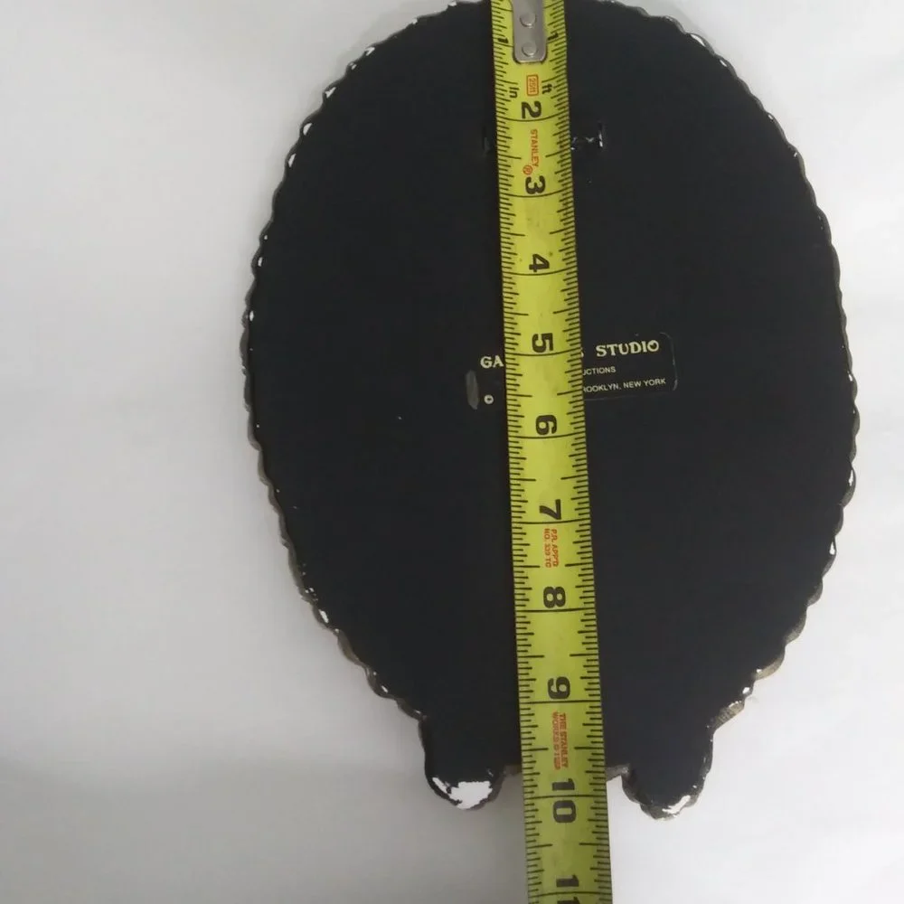 Vintage gargoyles studio fine reproductions new york chalkware CONVEX mirror